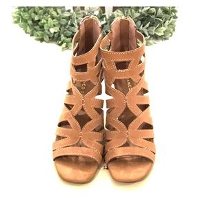 Franco Sarto Nude Wedges